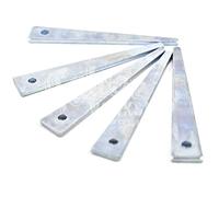 Falcon Workshop Supplies Ltd. Pack of 10, 75mm (3") Traditional Zinc Plated Hammer with Wooden Grip