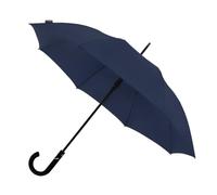 Falcone Compact Automatic Umbrella - Windproof - Curved Plastic Handle - Ideal for Men and Women - 40" Diameter of Canvas- Blue