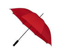 Falcone Parpaluie de Golf Compact - Résistant au Vent Rouge Stick Umbrella, 84 cm, Red (Rouge)