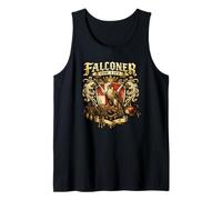 Falconer for Life Patriotic Hawk Falconry Gift Tank Top