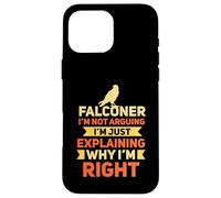 Falconer I'm not arguing - Falconry Case for iPhone 16 Pro Max