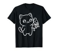 Falconer Kawaii Cat Falcon Trainer Cute Value Graphic T-Shirt