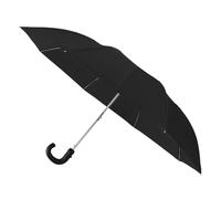 Falconetti Folding Umbrella - Automatic Open and Close - Windproof - Sturdy Frame - For Men and Women - Ideal for Travel and Everyday Use - 92cm Diameter - Black