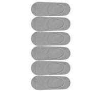 Falconexi 6-Pack Comfortable & Stylish Sneaker Socks - Ideal for Everyday Use (UK, Alpha, M, Regular, Regular, Grey)