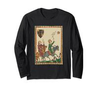Falconry, 14th Century Codex Manesse Long Sleeve T-Shirt