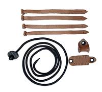 Falconry aylmeri anklets, jesses & leash set SMALL (English Kestrels, spars, Merlins, Little owls