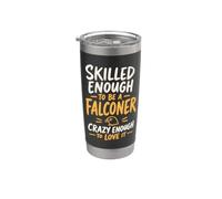 Falconry Falcon Skilled Falconer Stainless Steel Insulated Tumbler