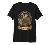 Falconry Falconer Falcon Flying Weight Matters Premium T-Shirt