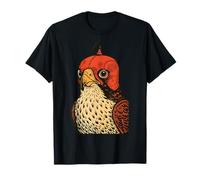 Falconry Hunting Peregrine Falcon Bird Watching Art T-Shirt