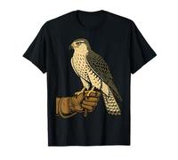 Falconry Hunting Peregrine Falcon Design T-Shirt