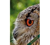 Falconry: Long-eared owl. Format A5, 120 pages, fine light grey lined. Daily entries, notes and journal for the falconer, the falconer, nature and bird friends.