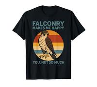 Falconry Makes Me Happy You Not So Much Retro T-Shirt
