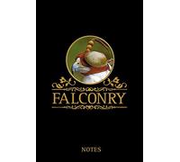 Falconry Notes: Gyrfalcon with hood. Format A5, 120 pages, fine light grey lined. Daily entries, notes and journal for the falconer, Ornithologist, nature and bird friends.
