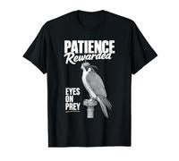 Falconry Patience Rewarded Peregrine Falcon Value Graphic T-Shirt