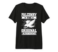 Falconry The Original Airborne Falconry Premium T-Shirt