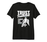 Falconry Trust Feathered Peregrine Falcon Premium T-Shirt