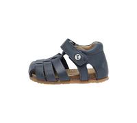 Falcotto Alby-Closed Toe Fisherman Leather Sandals Blue 21
