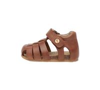 Falcotto Alby-Closed-Toe Fisherman Leather Sandals Brown 26