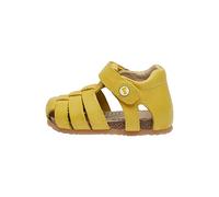 Falcotto Alby-Closed-Toe Fisherman Leather Sandals Yellow 25