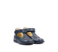 Falcotto Bambi Eyes t-strap leather sandals - Blue 19-20-22-23-24-25-26