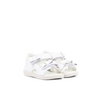 Falcotto Feila bow leather sandals - White 19-20-21-22-23