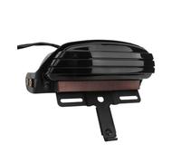FALELELV Motorbike Brake Lights Motorcycle LED Tri-Bar Rear Brake License Plate Tail Light Running Lamp For Dyna Fat Bob For Softail 2006-2015