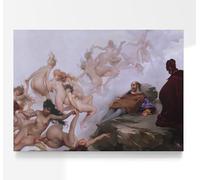 Falero Luis Ricardo Faust's Dream | Antique Female Nude Painting, Vintage Mythology Print, Poster, Wall Art, Illustration