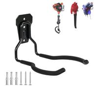 Falezern Brush Cutter Holder, 1 Piece Wall Mount for Grass Trimmer, Wall Holder for Brush Cutter, Wall Mount for Garden Tools, Metal Grass Trimmer Hanger for Garage Trimmers, Garden Tools