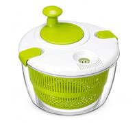 FALFFS Salad Spinner and Spin Colander - 360° Press Spin Vegetable Dryer, Large Capacity BPA-Free Kitchen Drain Basket, Multi-Use Washing Container (Upgraded Model)