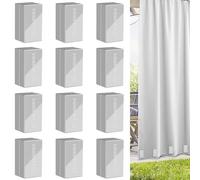 FALHBBA 24 Pcs Outdoor Curtain Weights,Waterproof Magnetic Curtain Weights for Winds Heavy Drapery Weighted Magnets Bottom Weights to Hold Down Curtain, Garden Flag, Tablecloth