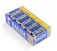 Falim Chewing Gum Damla Sakız Flavour, Pack of 20 (5 Each = 100) - Sugar-Free & Tooth-Friendly - Mastic Flavour, Turkish Chewing Gum Without Sugar for Fresh Breath & Long Chewing Experience
