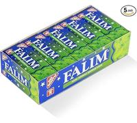 Falim Sugarless Sugarfree Plain Gum Mint Flavoured (20 Pack (100 Pieces)