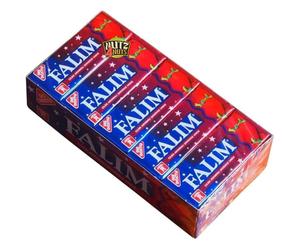 Falim Stawberry Flavoured Sugarfree Chewing Gum ( 20packx5 =100 ) UK Seller