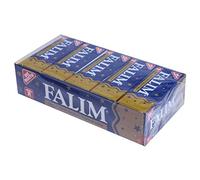 Falim Sugarless Plain Chewing Gum with Mastic Flavour, 100 Pieces (5 x 20 Pieces), Sugarless Natural Chewing Gum with Mastic Flavour, Refreshing Button, Long-Lasting Freshness, 100 Pieces - Trinovi