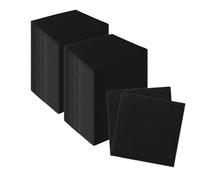 Faliuepe Black Cocktail Napkins Linen-Feel Disposable Paper Napkins Beverage Napkins for Weddings,Parties and Dinners-20x20cm,200pack