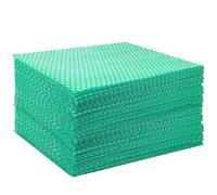Faliuepe Disposable Dish Cloths Heavy Duty J Cloths Disposable Cleaning Cloths for Kitchen Multi-Purpose Green Dish Rags 50 Count/Pack