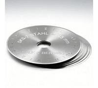 Falk & Berger® 10x SKS-7 Replacement Blades for Rotary Cutter 45 mm | Extremely Sharp | Japanese Premium Steel | Safe Storage Box