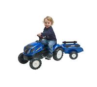 Falk New Holland Tractor with Trailer and Opening Bonnet
