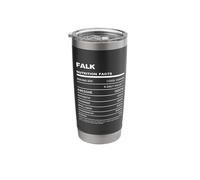 Falk Nutrition Facts Name Stainless Steel Insulated Tumbler