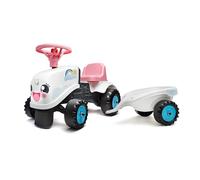 Falk - Rainbow Farm carrier with trailer - From 12 months - Made in France - 2 styles of personalisation - Customisable license plate - 206B