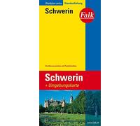 Falk Stadtplan Extra Standardfaltung Schwerin 1:20 000: Straßenverzeichnis mit Postleitzahlen. Standardfaltung