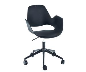 Falk Swivel Chair Five Star Base with Castors Houe