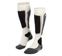FALKE 16525 SK2 Intermediate Wool Women Skiing Knee-high Socks Colour: 2040 Off White, Size: 35-36