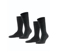 Falke Swing Socks 2-Pack Dark Dark Grey Grey size 39-42