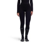 FALKE Women's Maximum Warm 3/4 W Ti Functional Yarn Quick Dry 1 Piece Base Layer Bottom, Black 3000 Trend, L