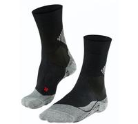FALKE Unisex 4 GRIP U So Functional Yarn For Maximum Speed 1 Pair Socks, Black 3019, 4-5