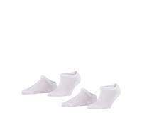 FALKE Women's Active Breeze Multipack W Sn Lyocell Low-Cut Plain 2 Pairs Trainer Socks, White 2000, 5.5-8