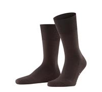 FALKE Men's Airport Plus M So Wool Cotton Plain 1 Pair Socks, Brown 5930, 7-8