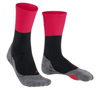 FALKE Unisex BC Gravel U So Cotton Anti-Blister 1 Pair Cycling Socks, Black 3008, 8-9