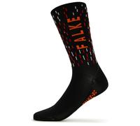 FALKE Unisex BC Impulse Peloton U So Functional Yarn Anti-Blister 1 Pair Cycling Socks, Black 3008, 4-5